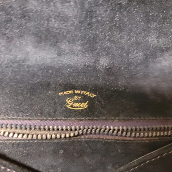 Vintage Rare Suede Gucci bag!! FIRM PRICE ‼️ - Picture 4 of 9